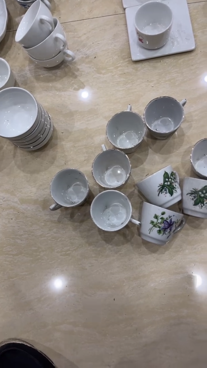 海*双微瑕9个湖南醴陵釉下五彩陶瓷