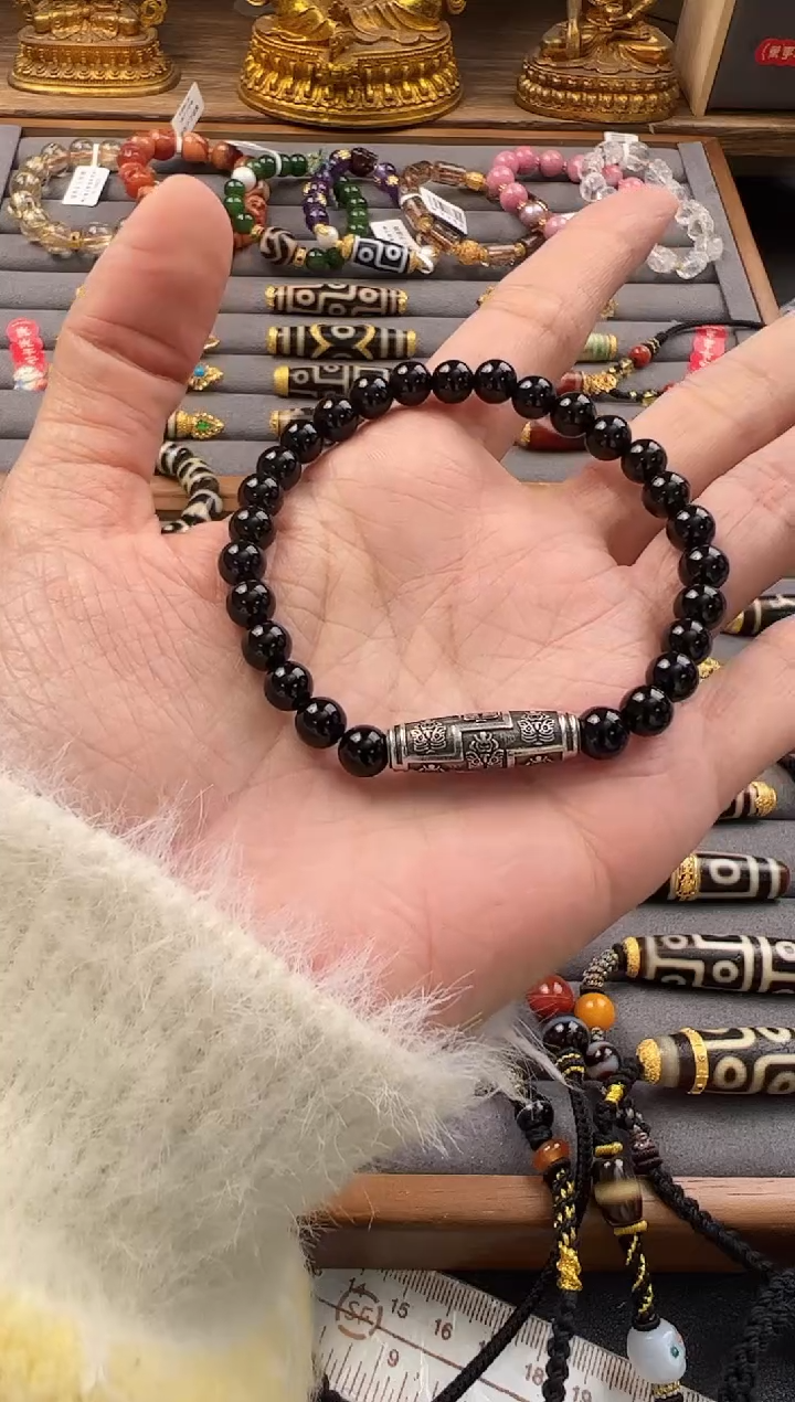 【闪购商品】玛瑙挂件银S925镶嵌手饰