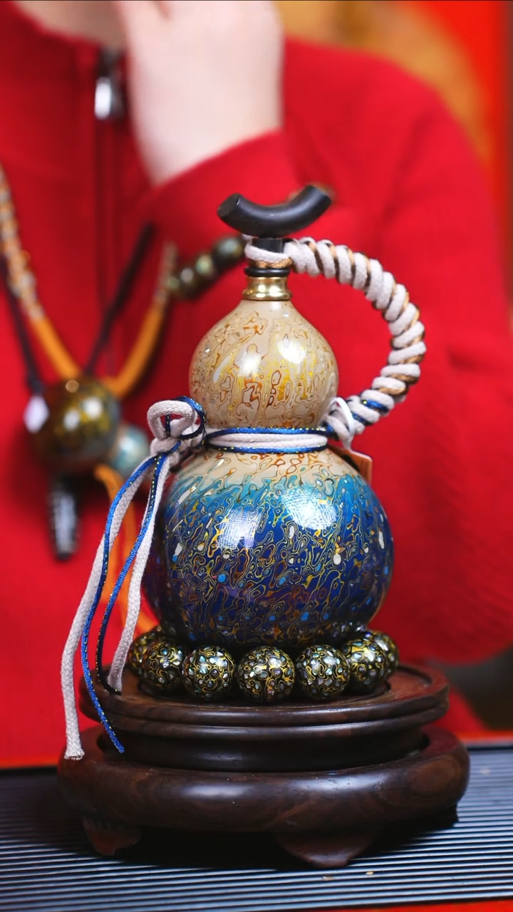 【闪购商品】Ji045迎元宵臻选大漆酒葫芦