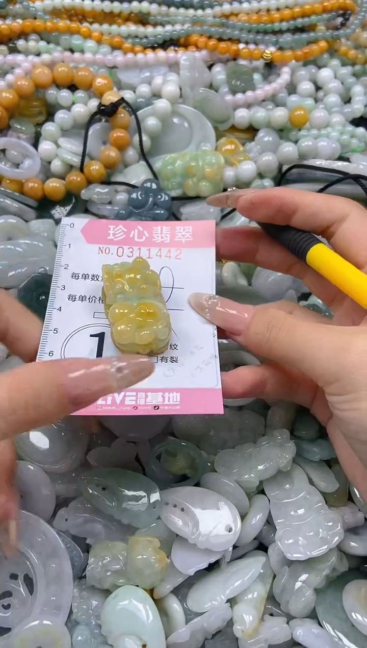 翡翠未镶嵌颈饰闪购0311442
