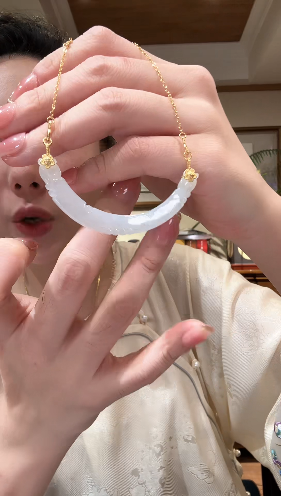 【闪购商品】翡翠颈饰未镶嵌国风