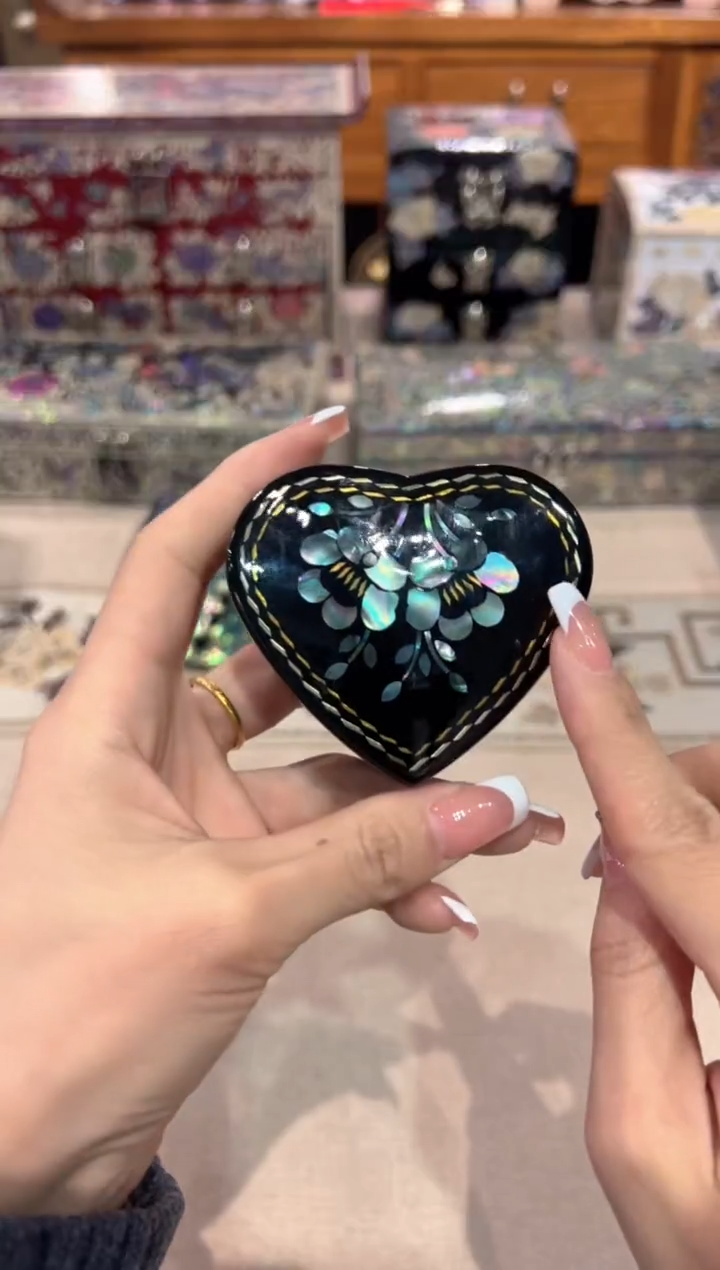 【闪购商品】微瑕老货贝雅螺钿漆器文化馆