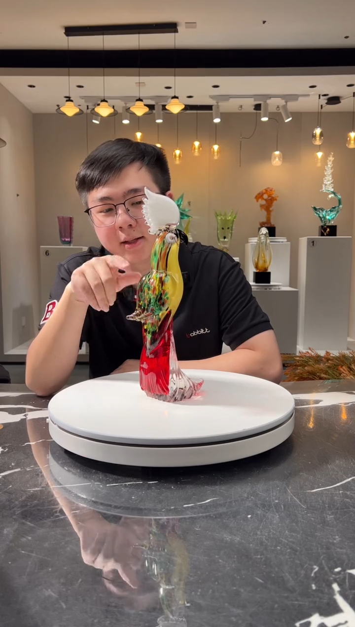 摆件巴比特美学-白冠鹦鹉摆件