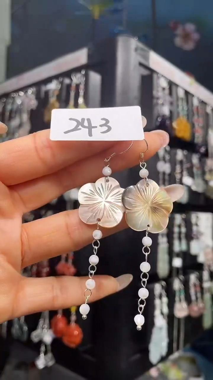 银S925镶嵌耳饰紫晶喜欢拍微瑕