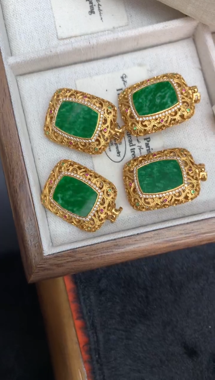 【闪购商品】翡翠颈饰银S925镶嵌无事牌 多样性发（1件）