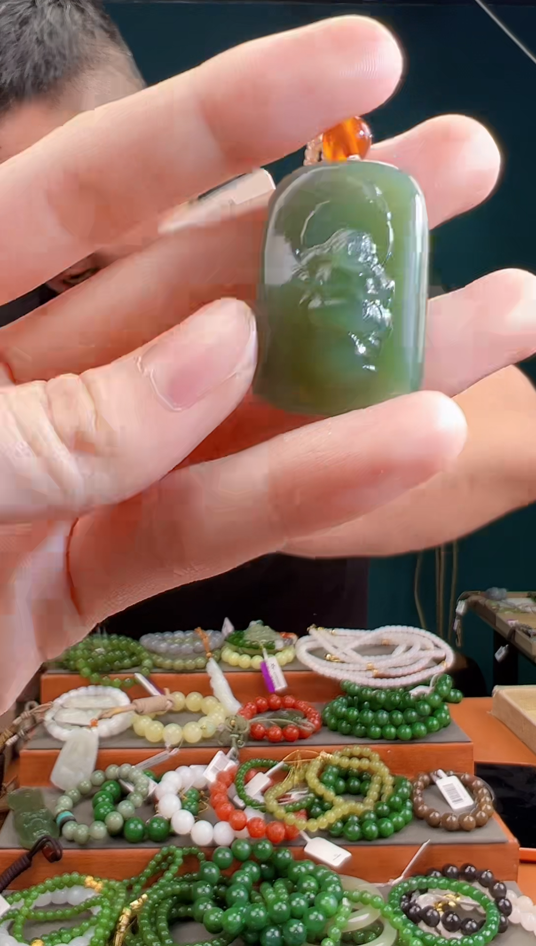 颈饰未镶嵌和田玉多样性发货 拍一单发一个