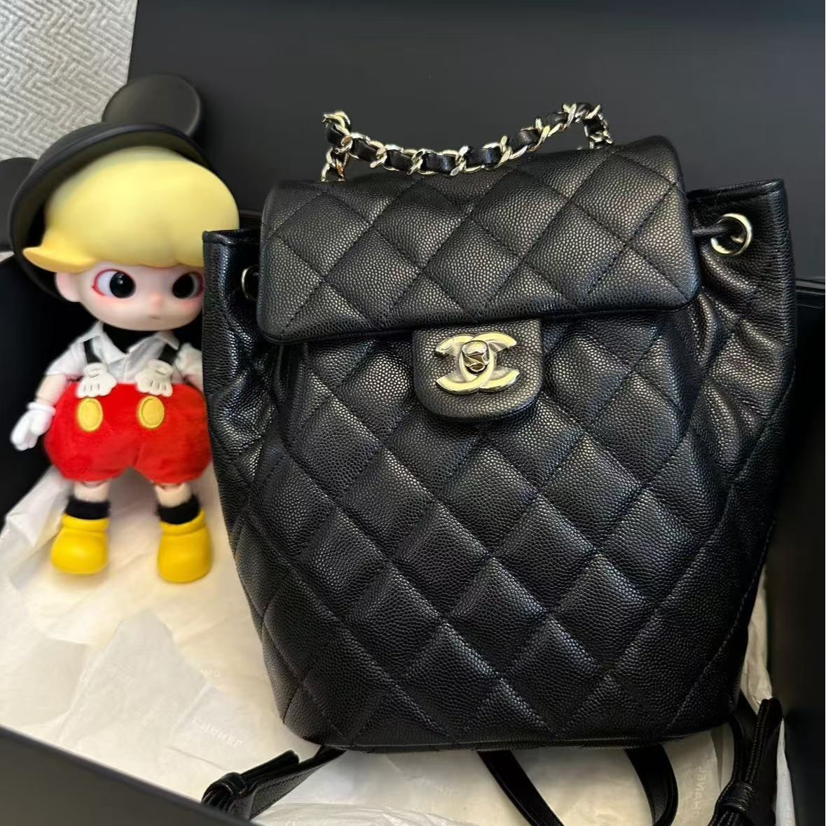 95新 Chanel/香奈儿 青奢荟/香奈儿萨尔茨堡双肩包//90440