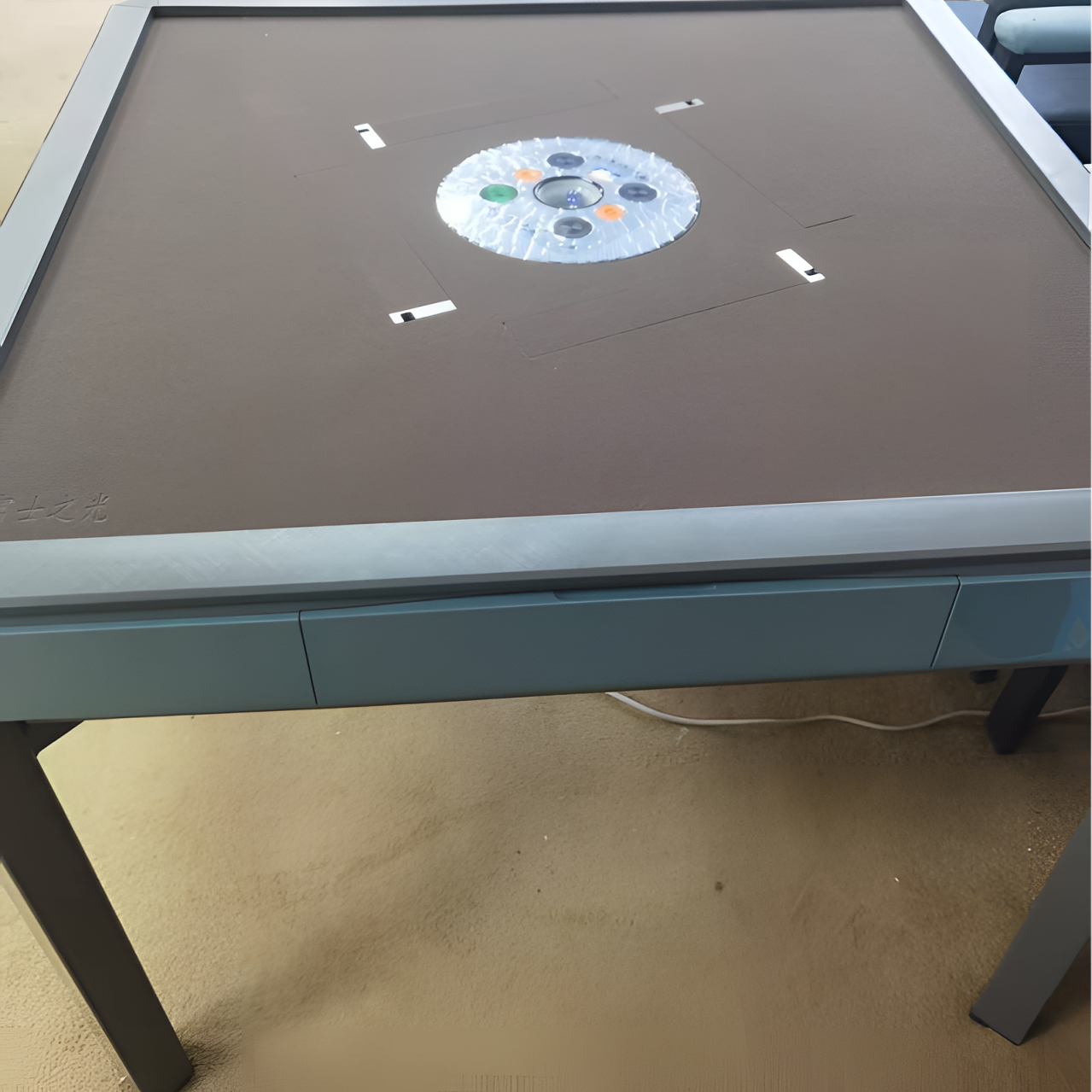 新款旋翼过山车全自动斜口上牌免推牌高档棋牌室麻将桌