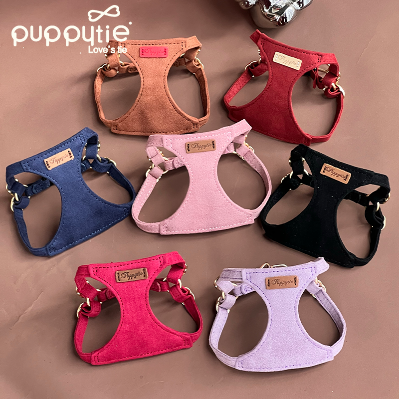 Puppytie|纯色款|小型犬牵引绳绳小型小狗犬狗绳胸狗狗胸背背带