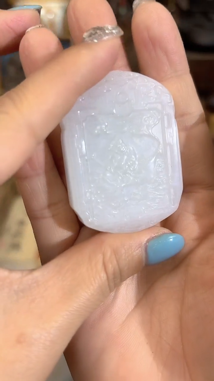 和田玉未镶嵌挂件1