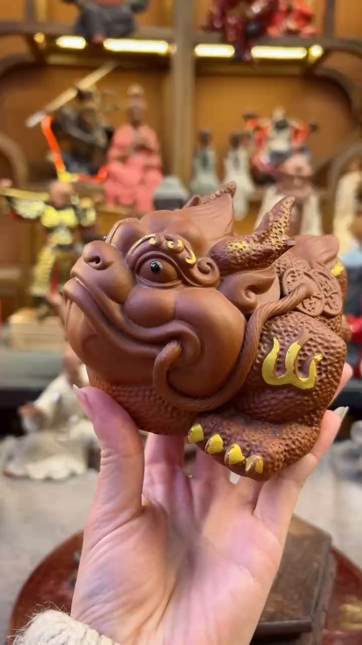 【闪购商品】紫砂茶宠器闵茶宠摆件