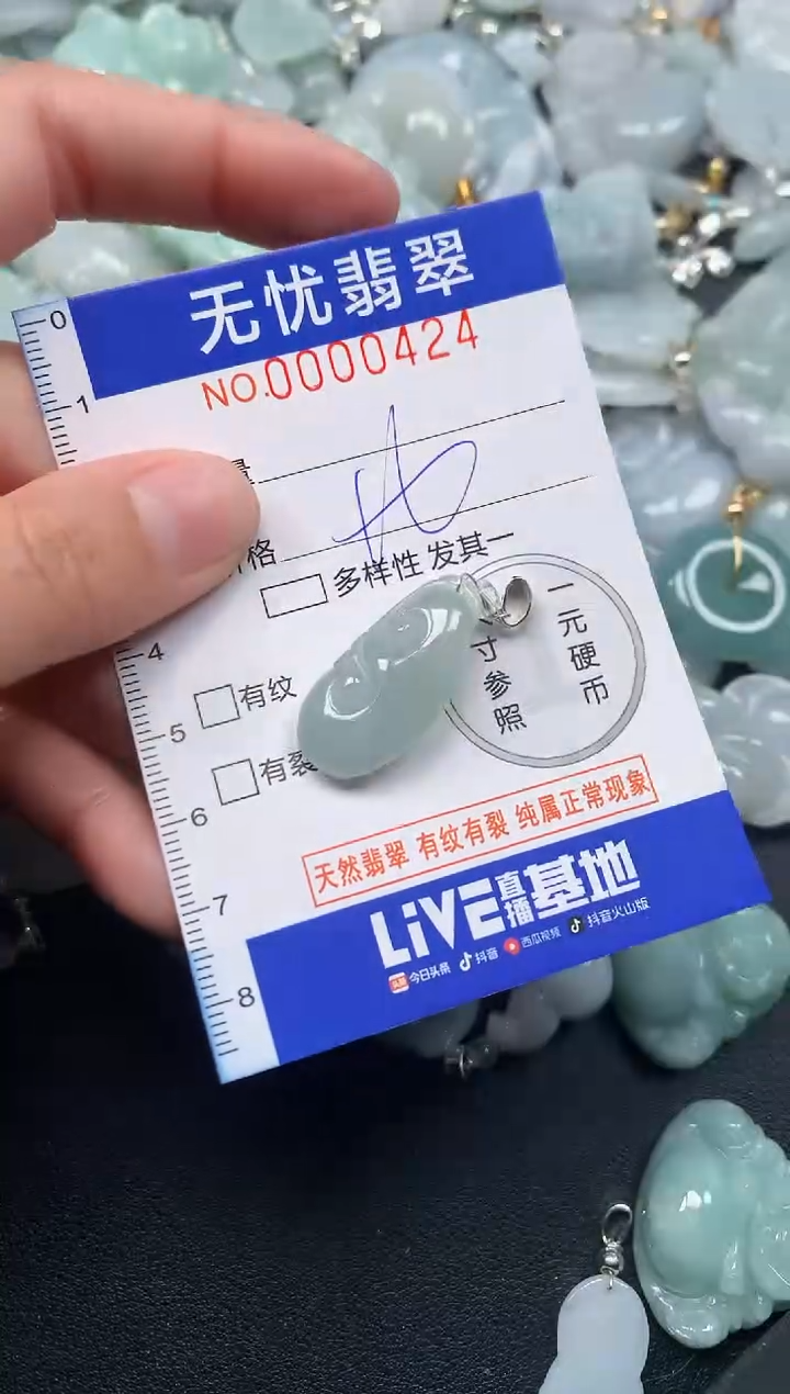 颈饰未镶嵌翡翠424