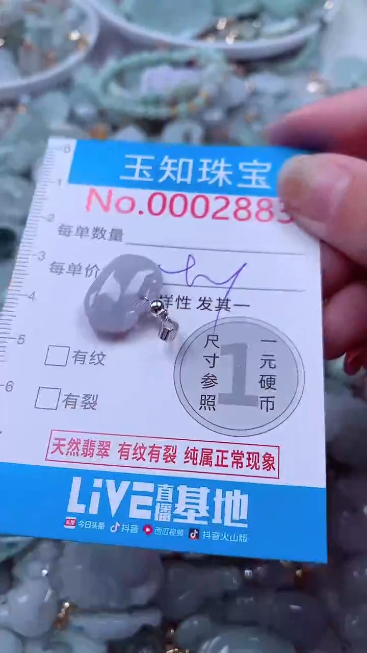 吊坠(不含链)未镶嵌翡翠2883