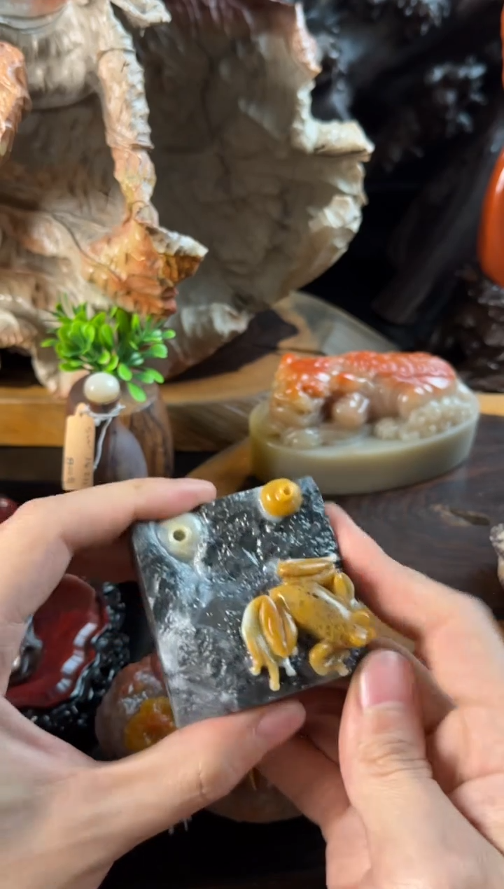茶宠摆件盘玩把玩茶宠