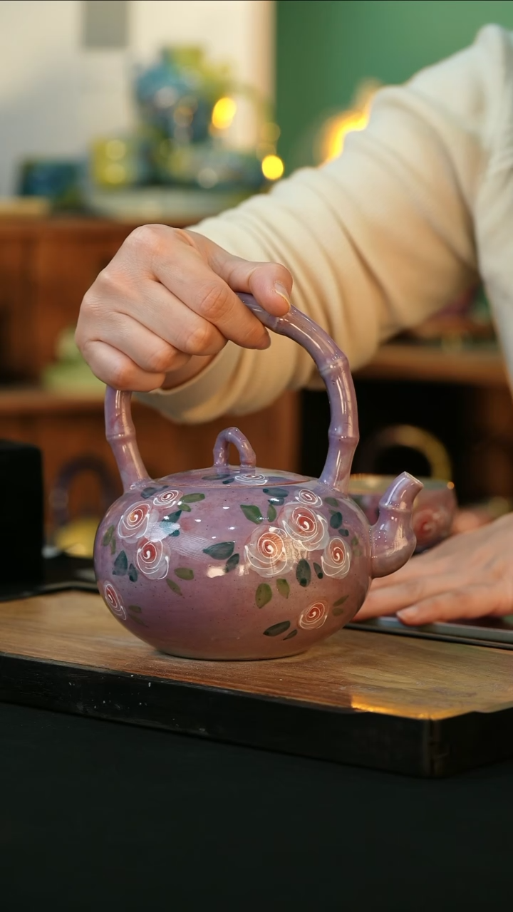 【闪购商品】杯手绘心瓷陶瓷浮力