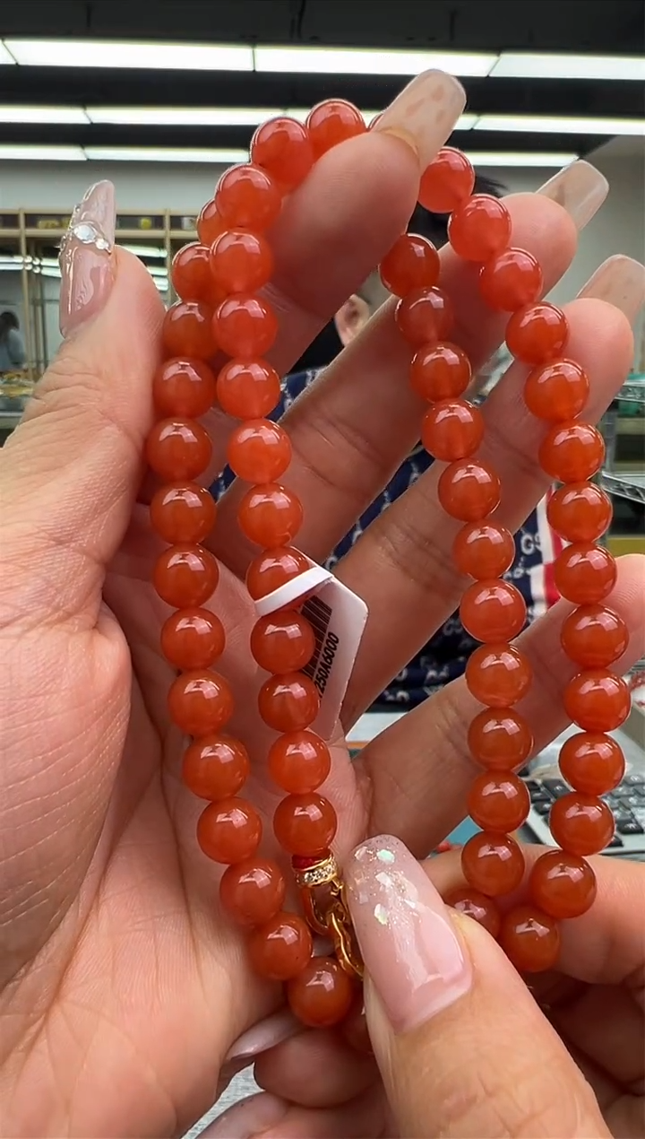 【闪购商品】南红玛瑙颈饰未镶嵌60秒拍号