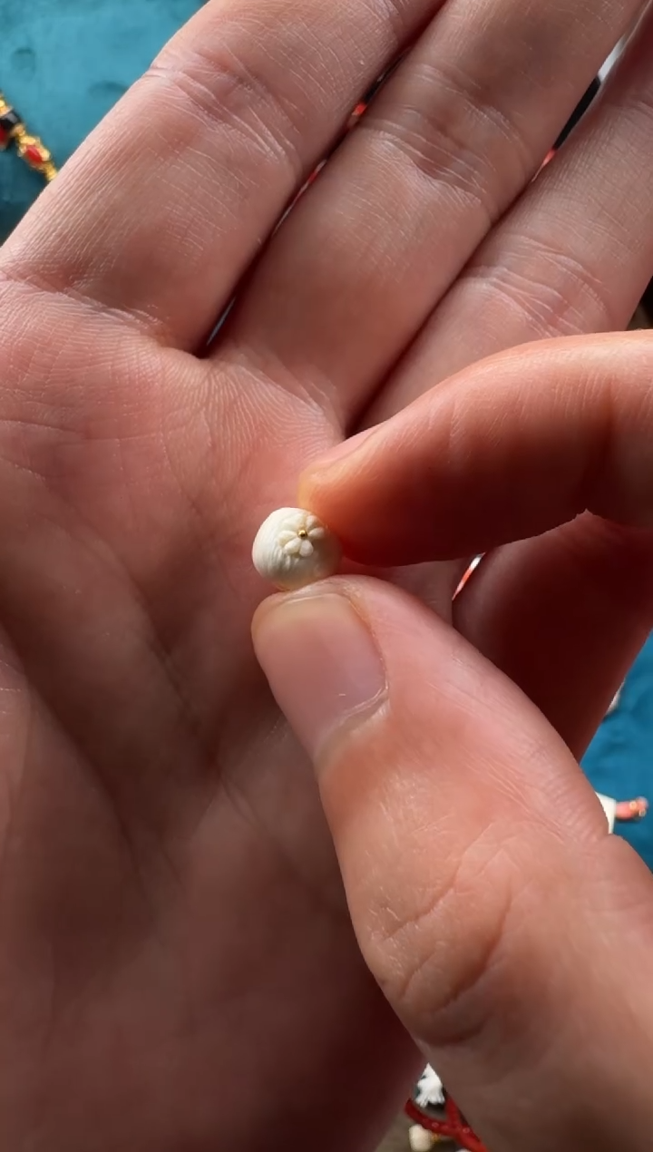 吊坠猛犸象牙予*雕刻单珠