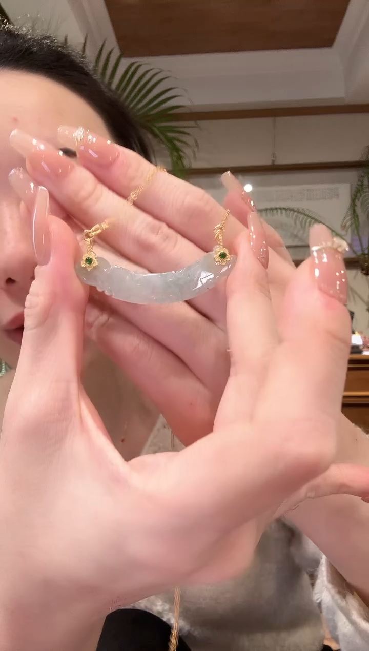 【闪购商品】翡翠颈饰未镶嵌国风