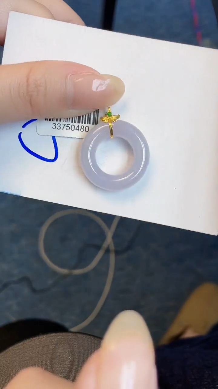 【闪购商品】翡翠颈饰18K金镶嵌00000000