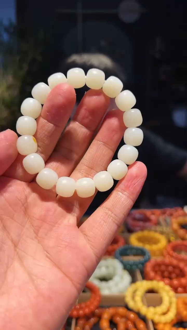 手串未镶嵌和田玉12+单圈