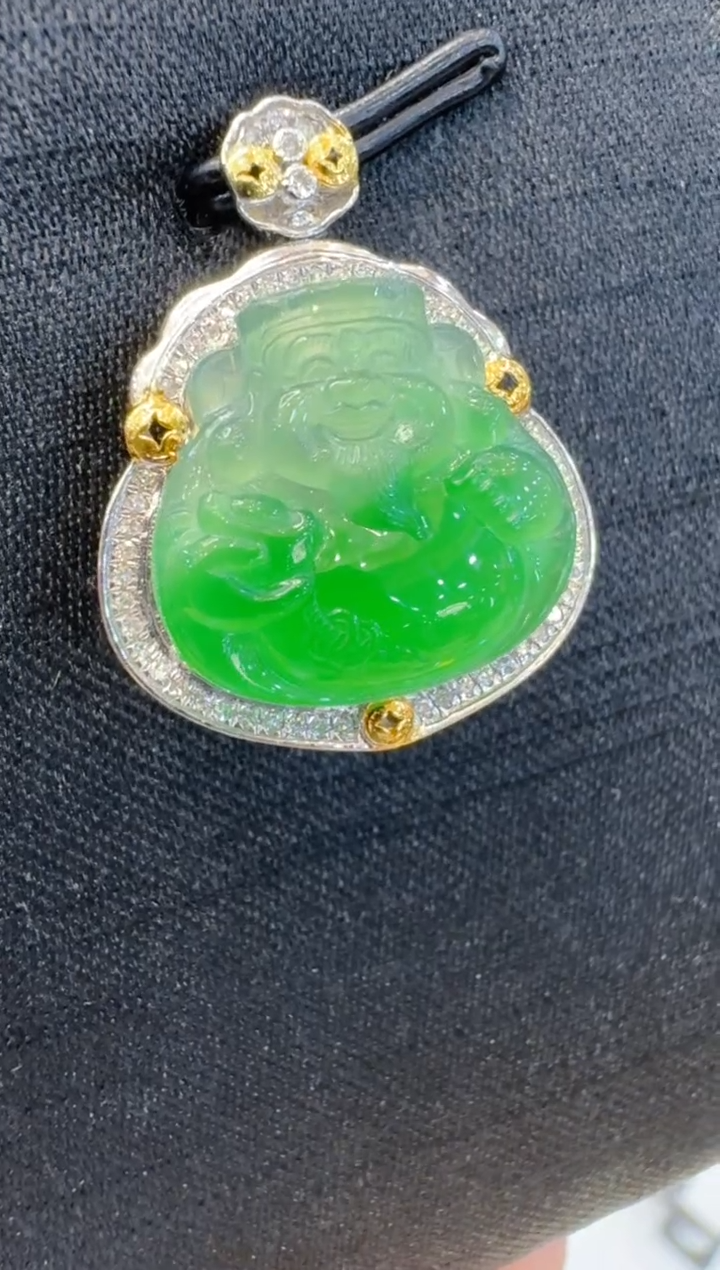 【闪购商品】翡翠吊坠(不含链)18K金镶嵌多样性团购发一件