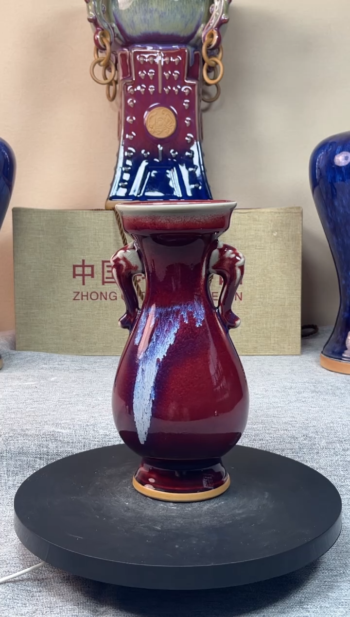 摆件神垕钧瓷收藏工艺品