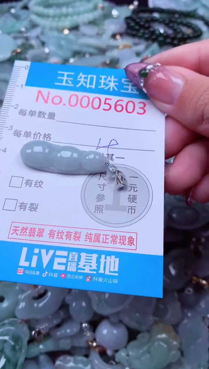 吊坠(不含链)未镶嵌翡翠5603