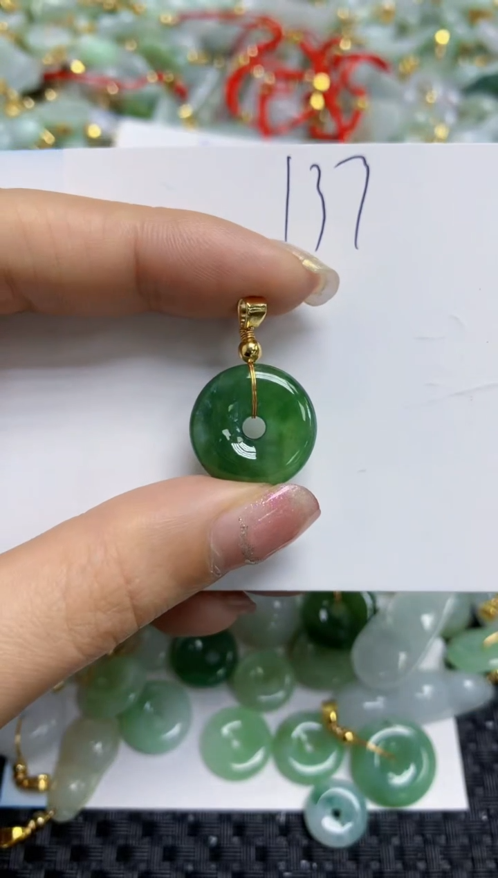 【闪购商品】翡翠颈饰合金   天然A货翡翠