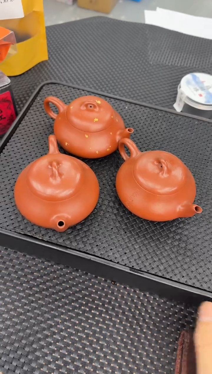 茶壶紫砂朱泥 随机发一把  容量150CC