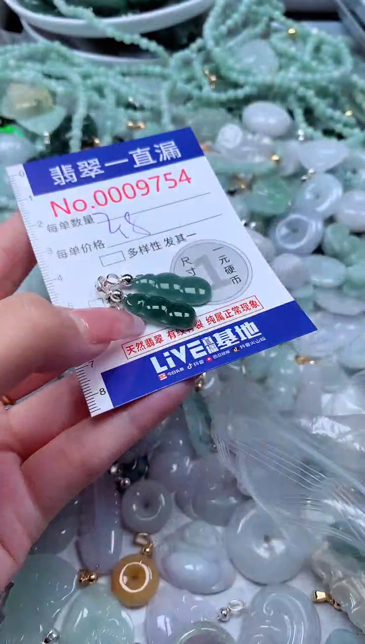 翡翠未镶嵌吊坠(不含链)9754