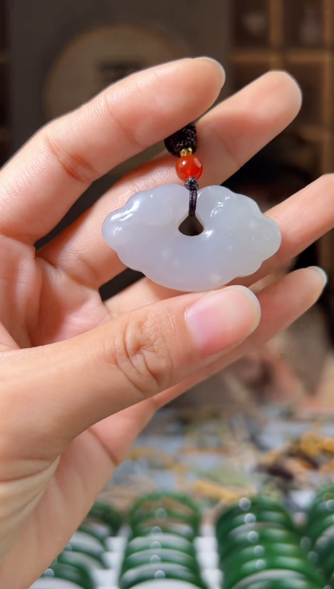 颈饰未镶嵌和田玉拍一发一，拍一发一