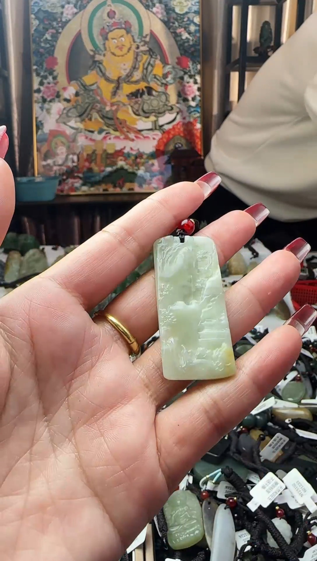 颈饰未镶嵌和田玉和田玉吊坠130