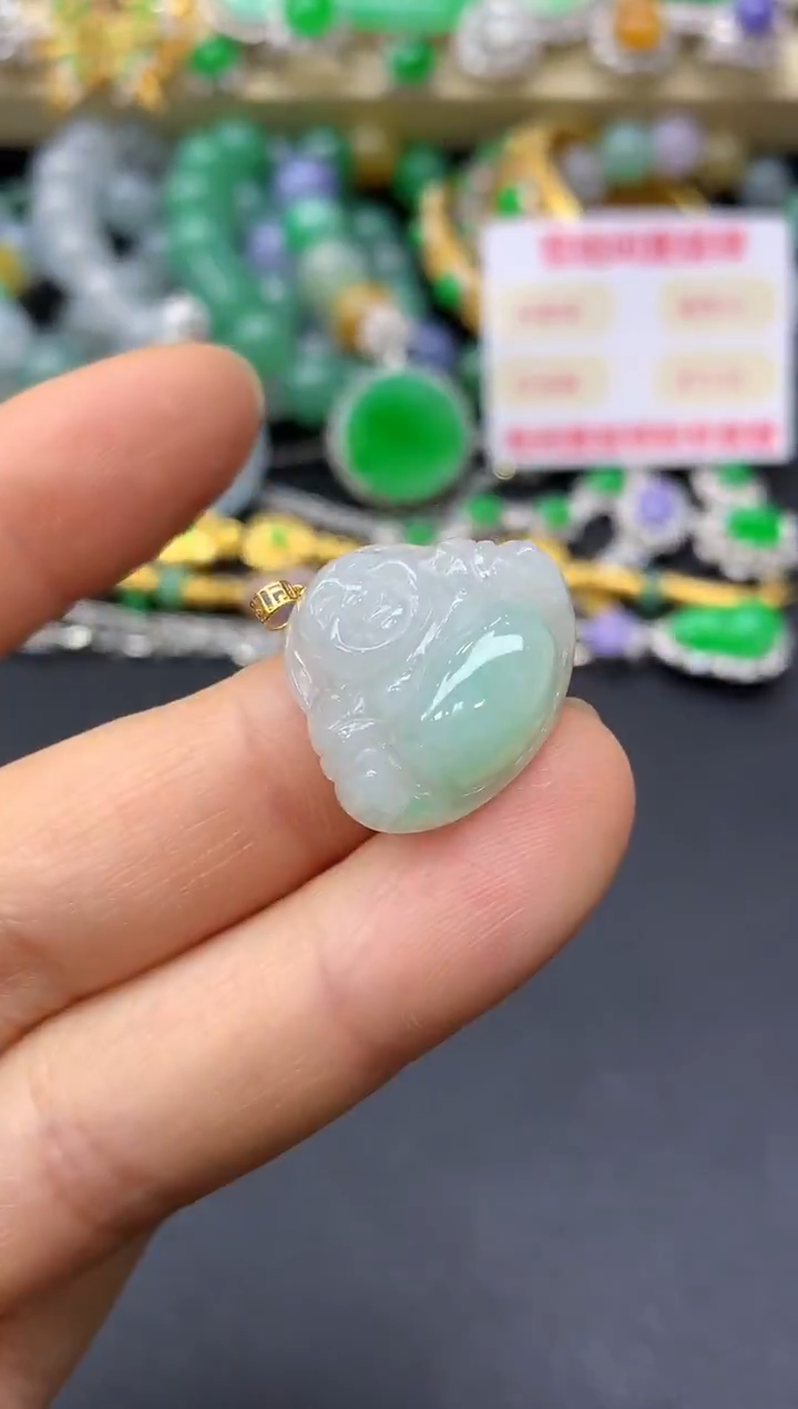 颈饰未镶嵌翡翠64-中国好珍宝