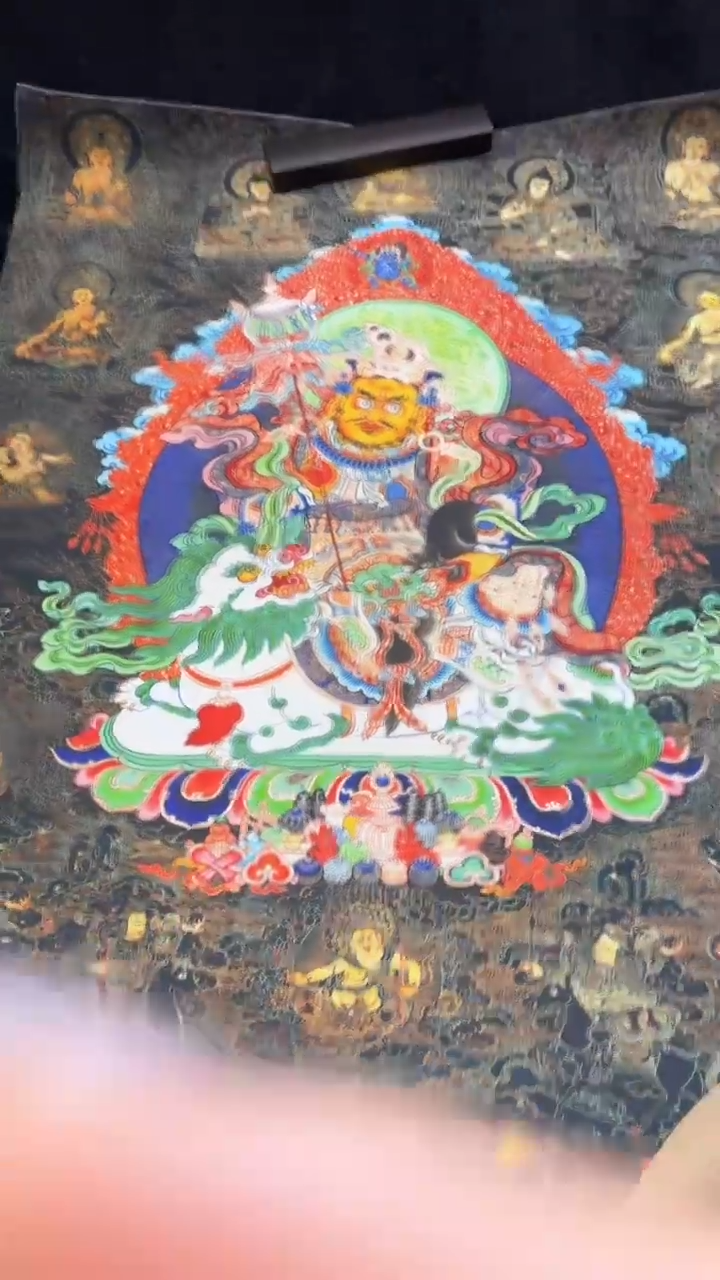 装裱画唐卡藏艺阁高端精美绘画作品TK16011