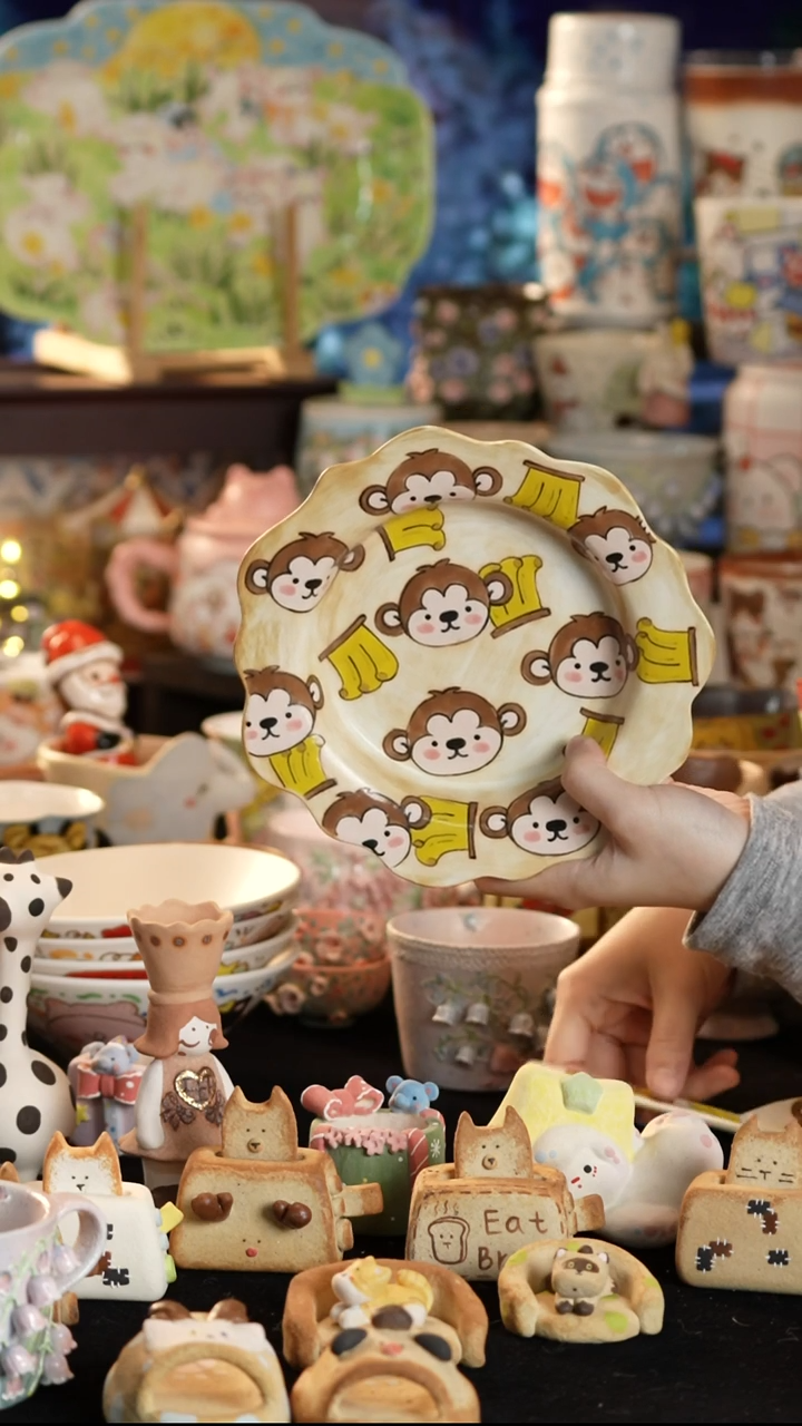 其他陶景德镇釉下彩手绘设计师款陶瓷