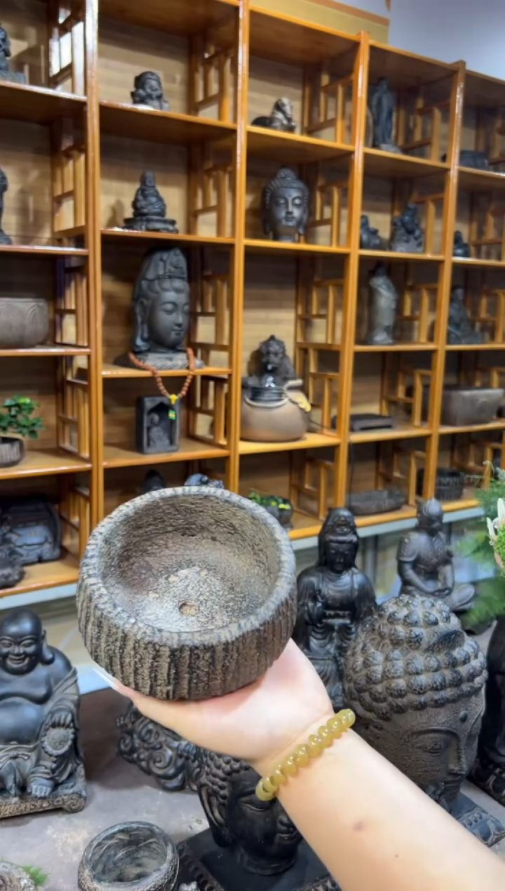 陶土【火山泥】小石钵