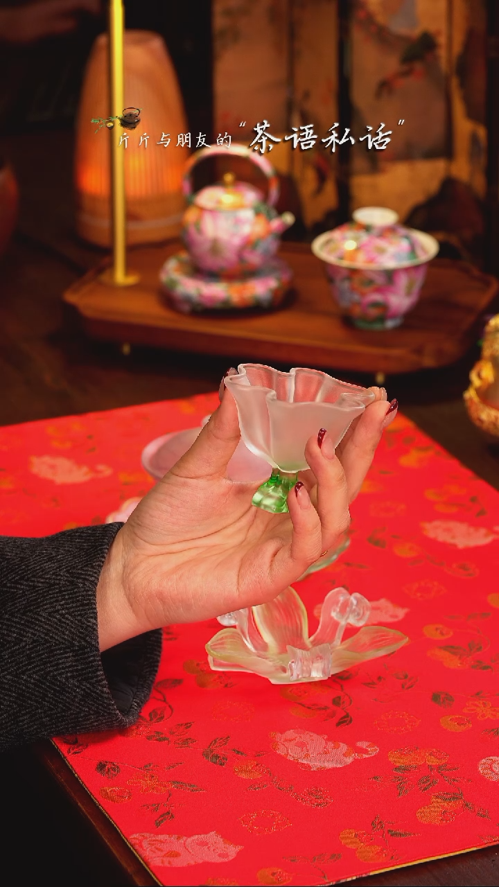 【闪购商品】心缘堂   绿色    高足杯