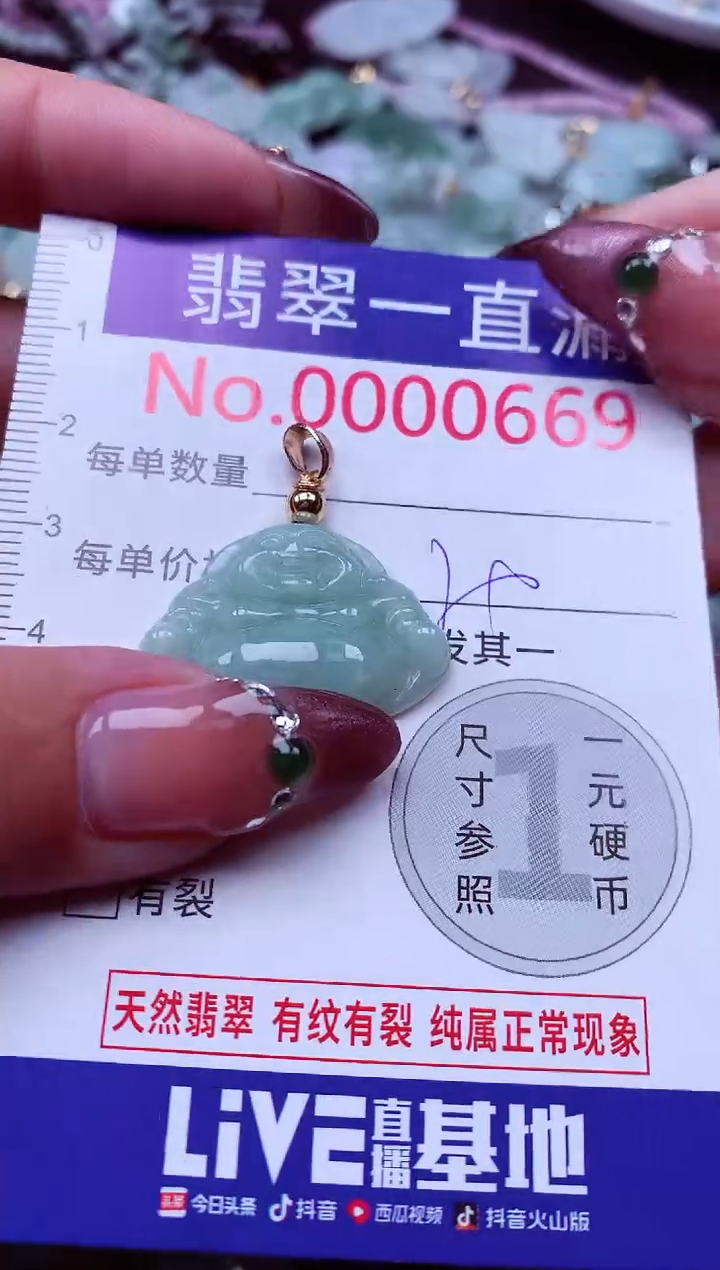 颈饰未镶嵌翡翠669