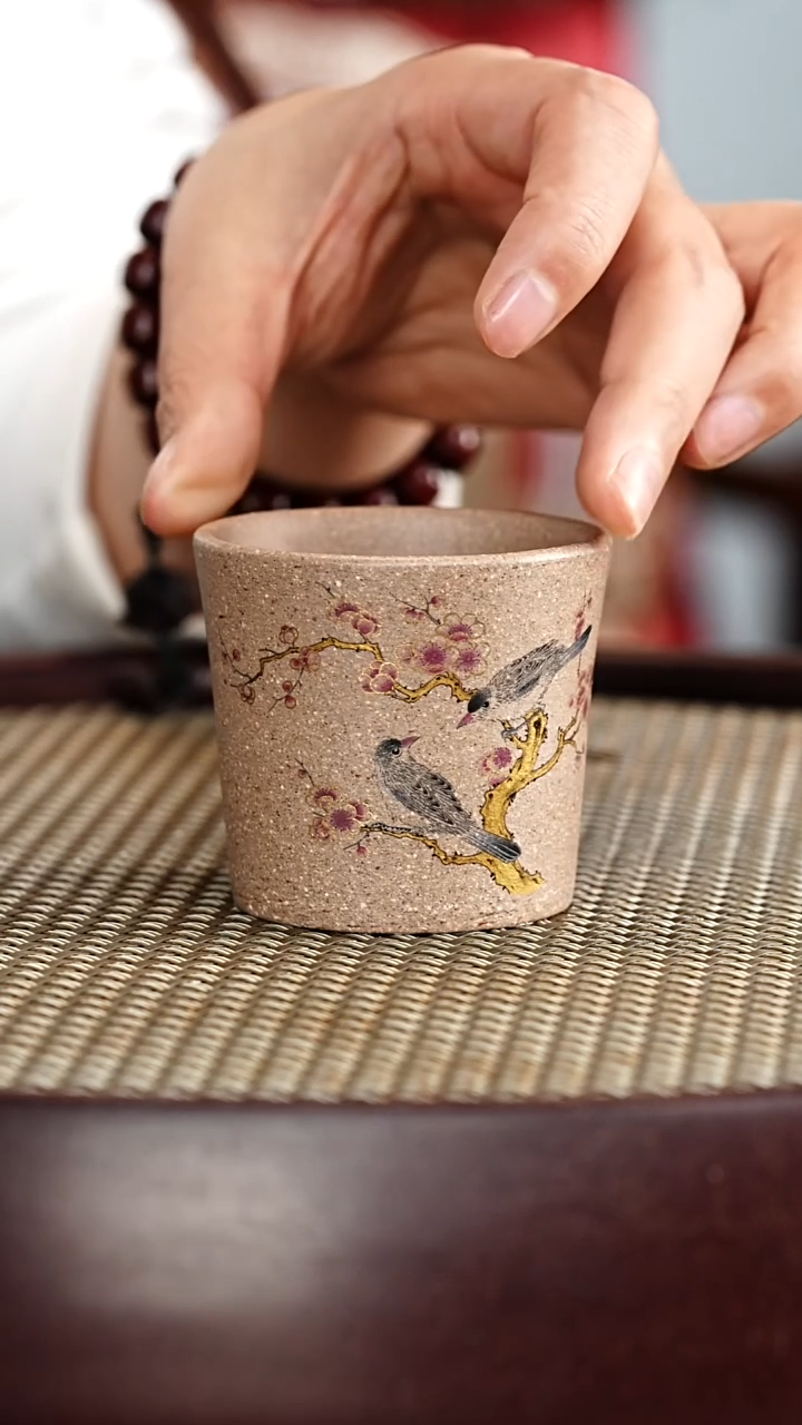 茶杯紫砂紫砂茶杯