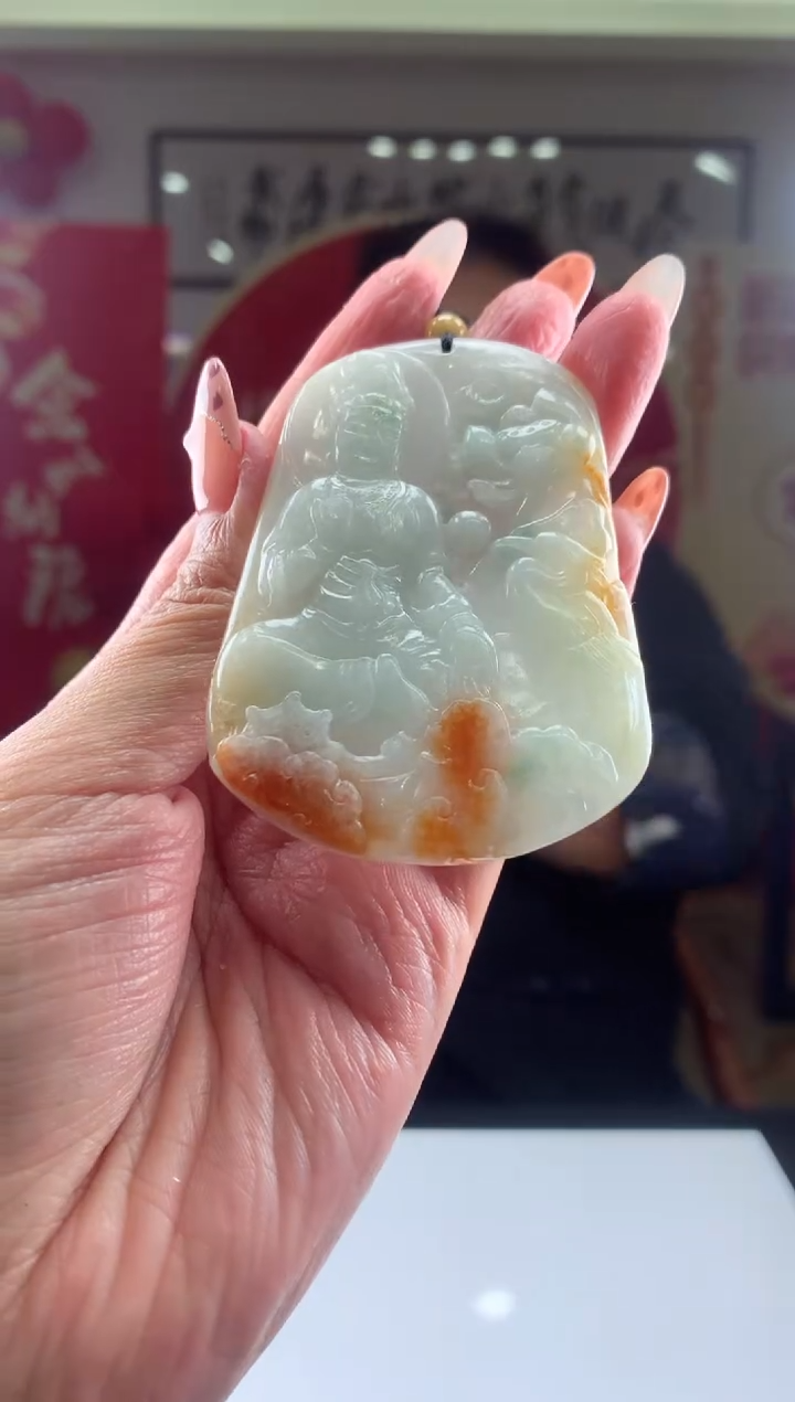 【闪购商品】定制翡翠未镶嵌挂件发货（拍一发一）