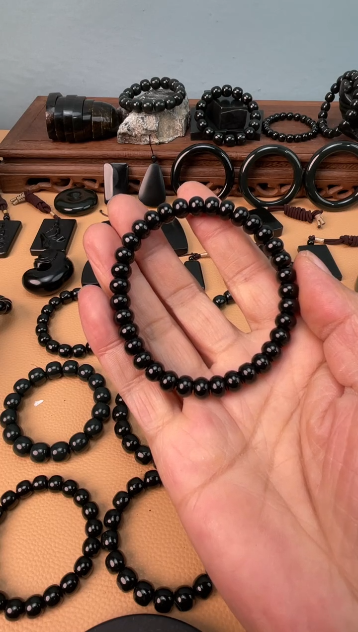 未镶嵌手链和田玉和田玉皮勒村老矿塔青卡8