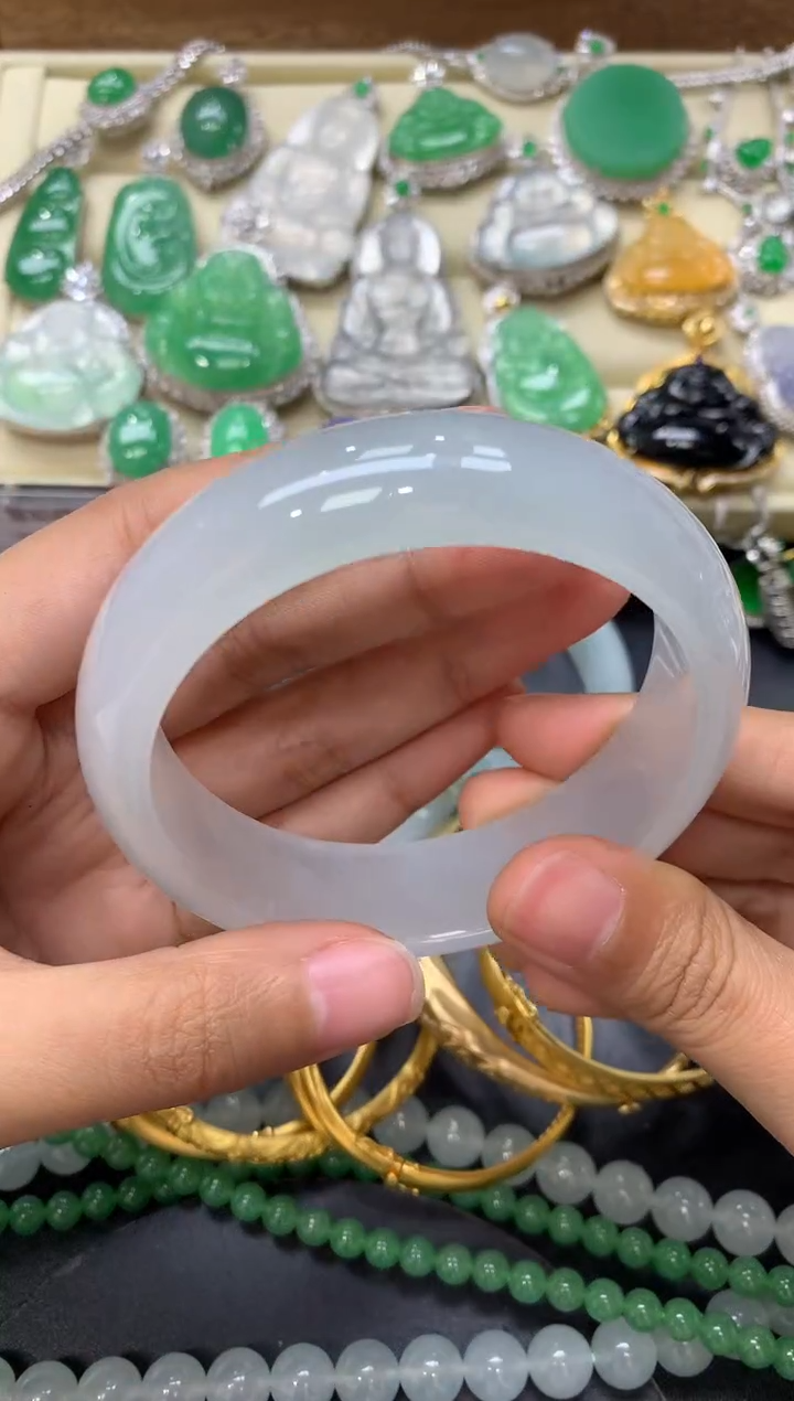 【闪购商品】翡翠手镯未镶嵌413-中国好珍宝