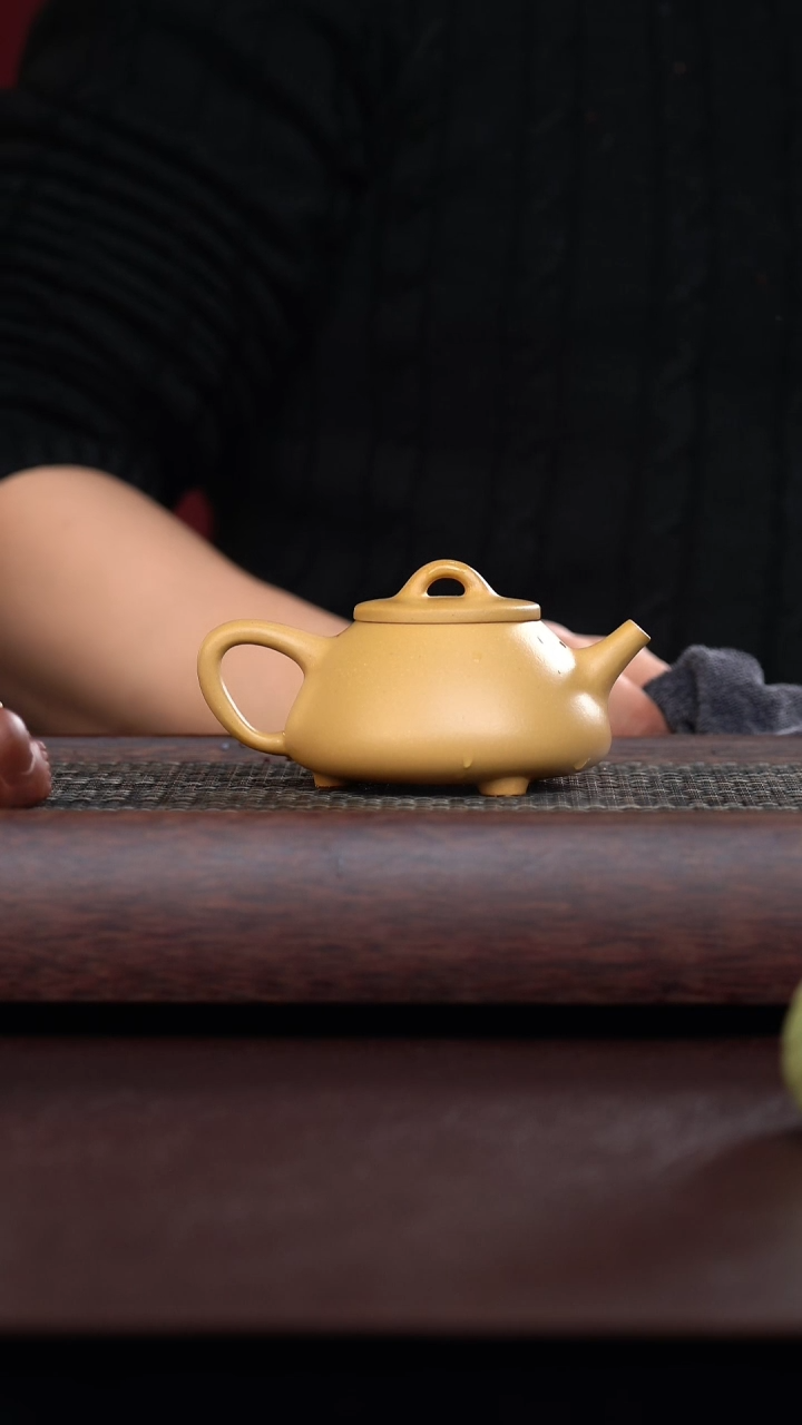 【闪购商品】手工原矿黄金段子冶石瓢  180cc