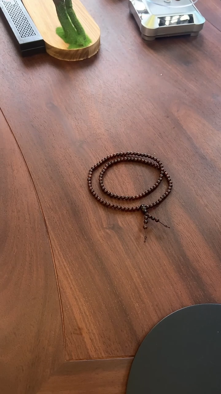 檀香紫檀（小叶紫檀）手串/手链0.4x108