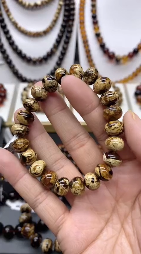 【闪购商品】琥珀手链未镶嵌10琥珀