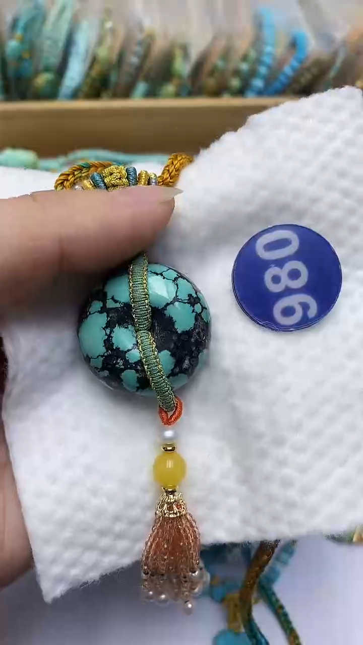 【闪购商品】绿松石项链未镶嵌980