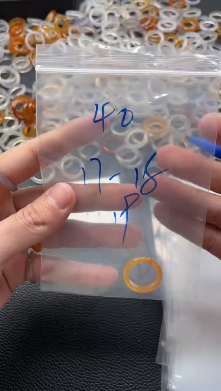 【闪购商品】玛瑙/玉髓戒指未镶嵌40