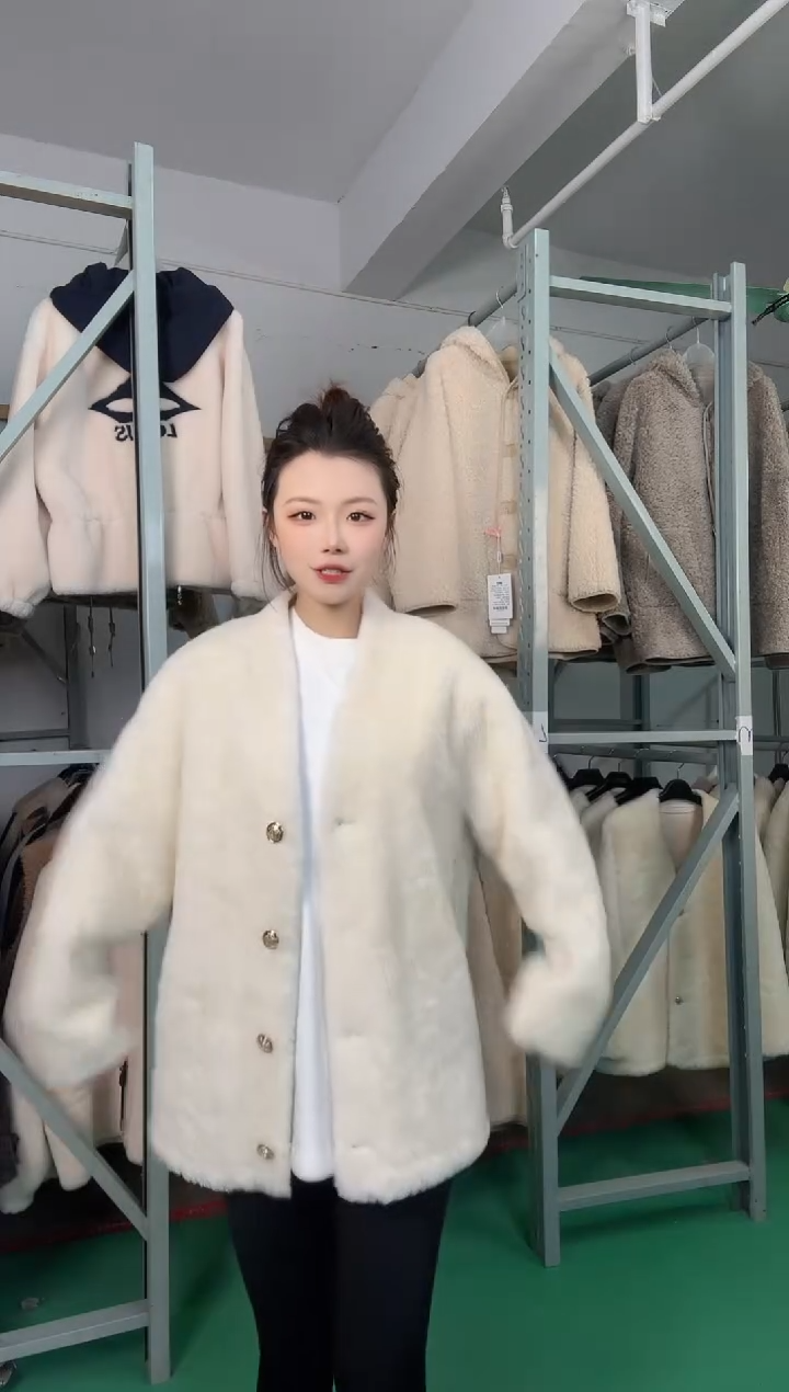 V领外套女装2025新款