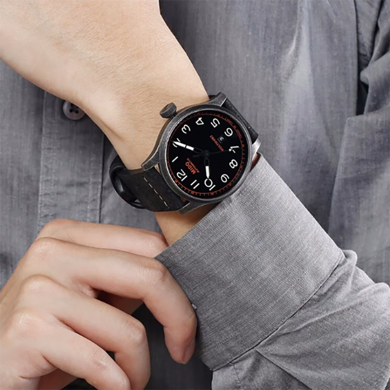 99新 Mido/美度 舵手系列/防磁天文台认证M032.607.36机械表腕表