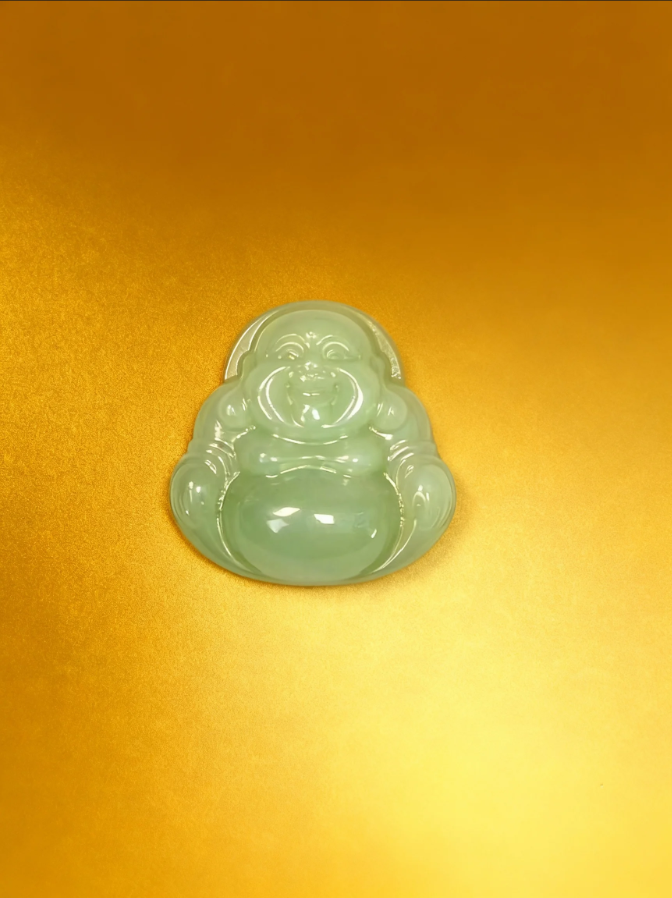 和田玉笑面弥勒佛